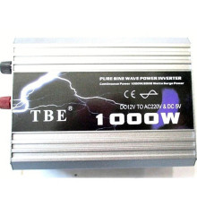 Преобразователь напряжения (инвертор) TBE 1000W 24В/220В